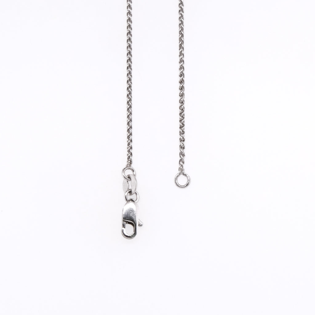14k 3-Stone Diamond Necklace