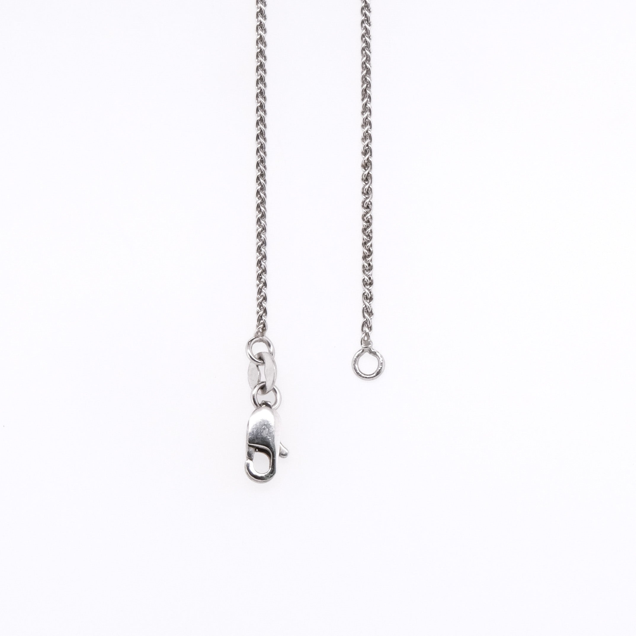 14k 3-Stone Diamond Necklace