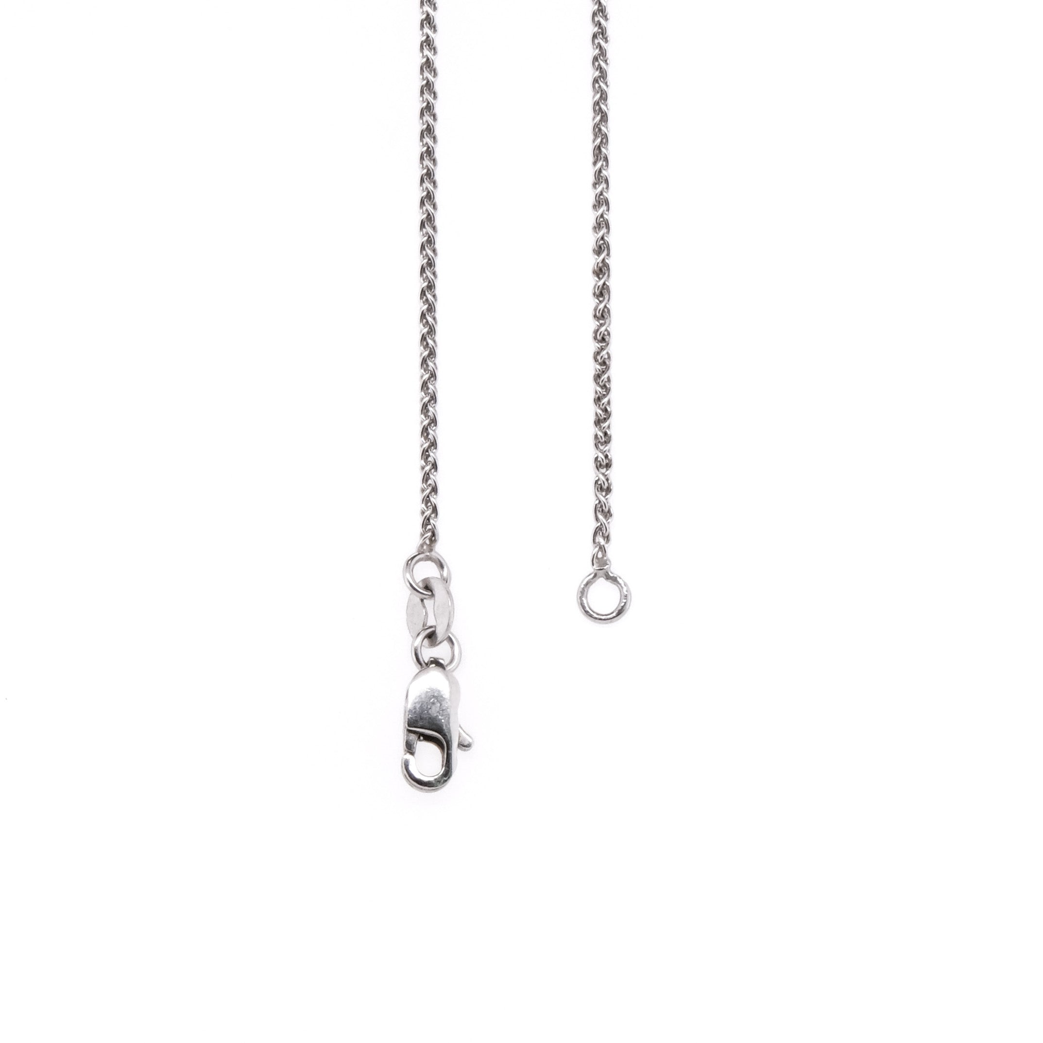 14k 3-Stone Diamond Necklace