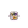 14k Multi-Gem & Diamond Ring