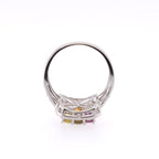 14k Multi-Gem & Diamond Ring