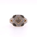 14k Fancy Coloured Diamond Ring