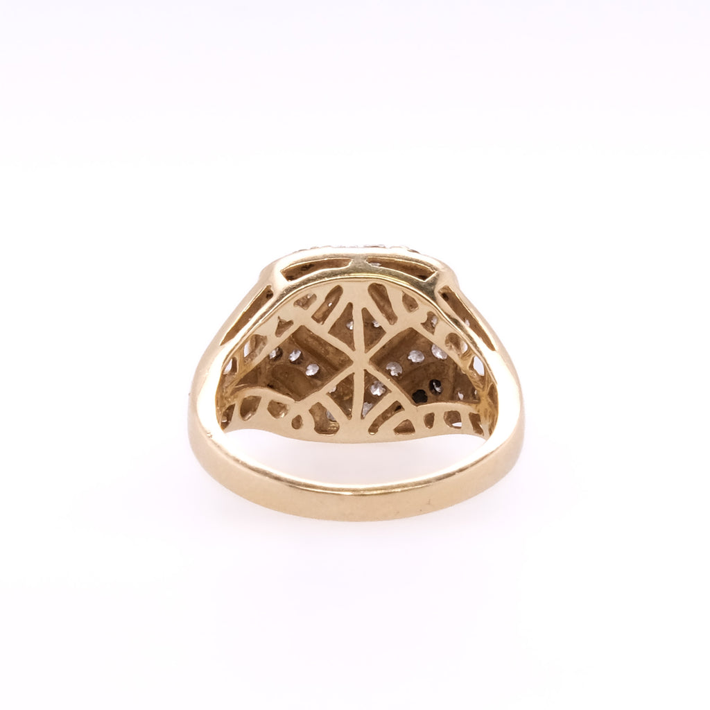 14k Fancy Coloured Diamond Ring