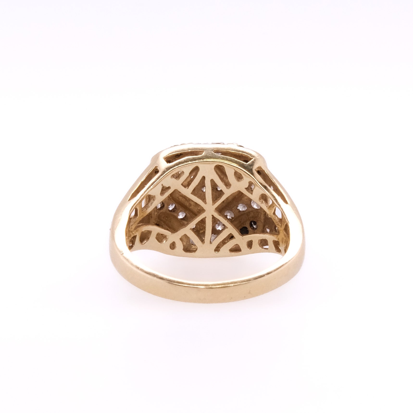 14k Fancy Coloured Diamond Ring