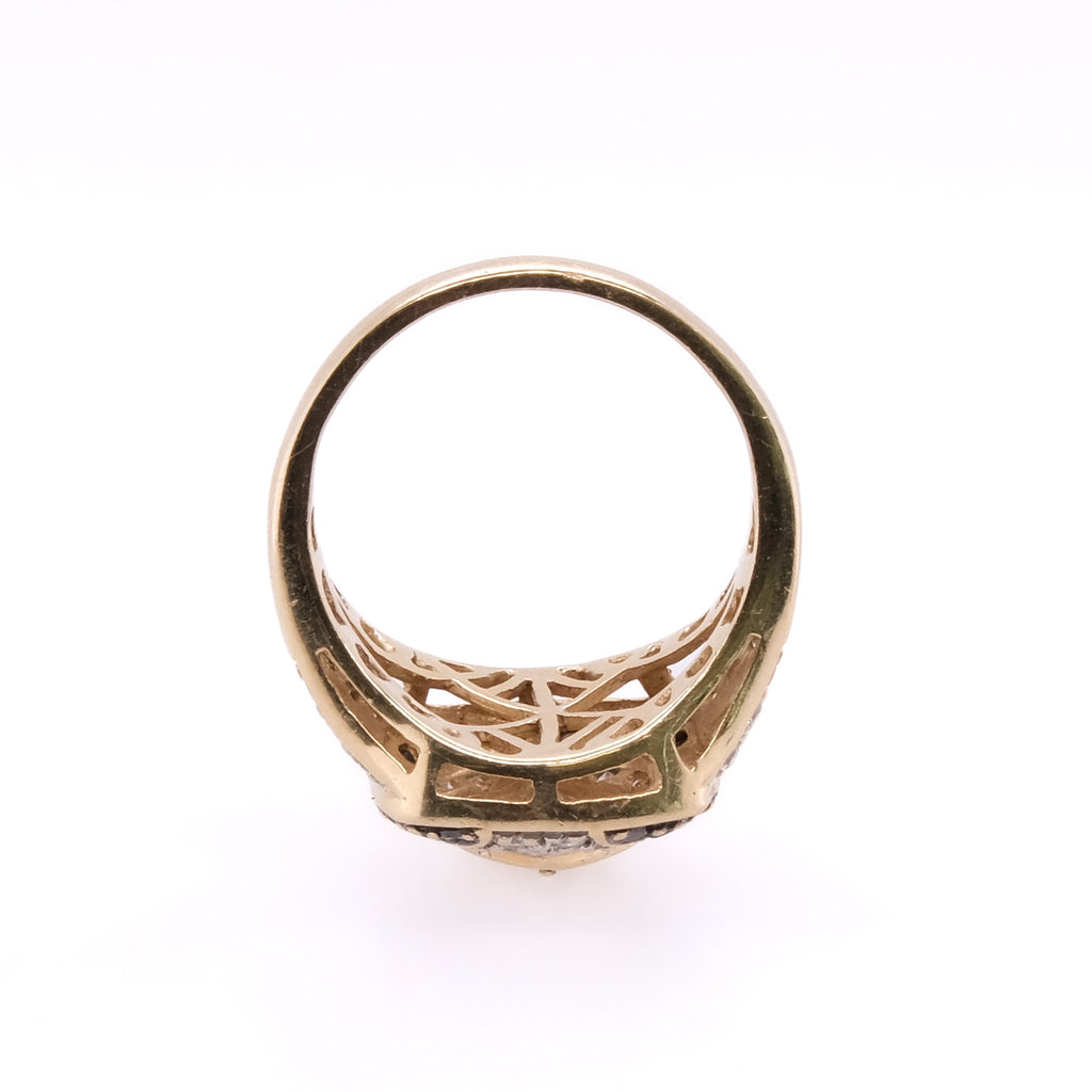 14k Fancy Coloured Diamond Ring