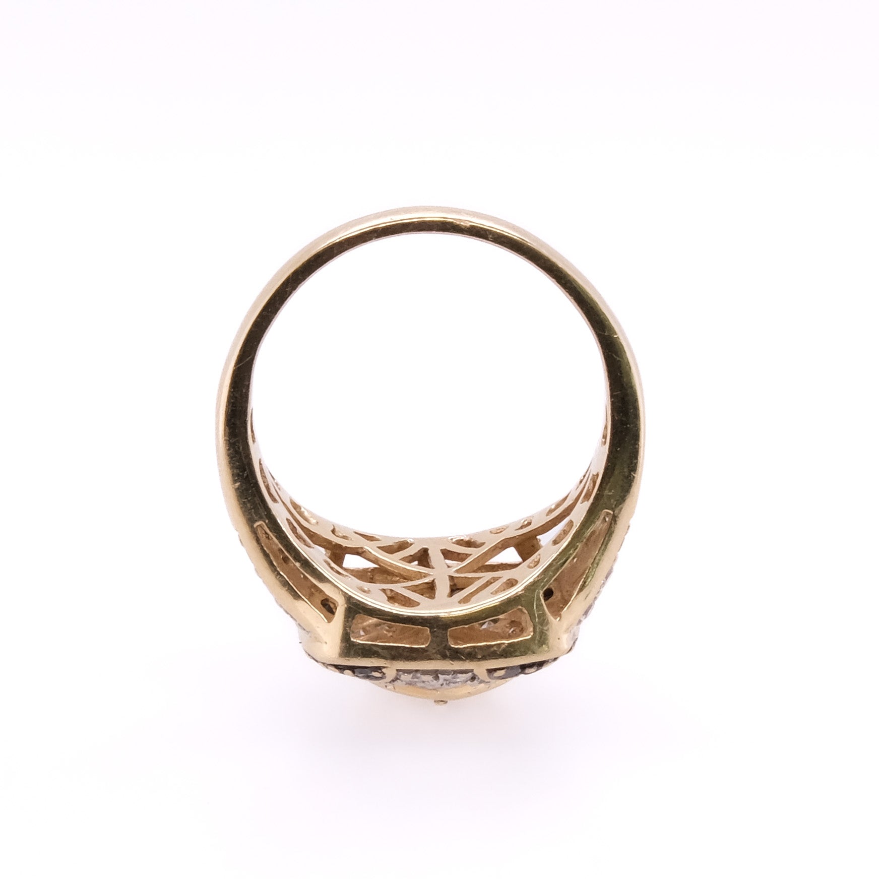 14k Fancy Coloured Diamond Ring