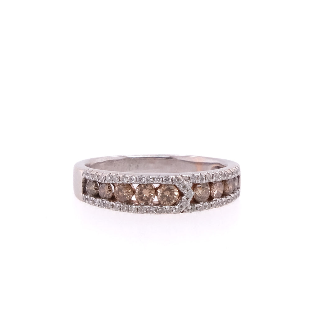 14k Fancy Brown Diamond Ring