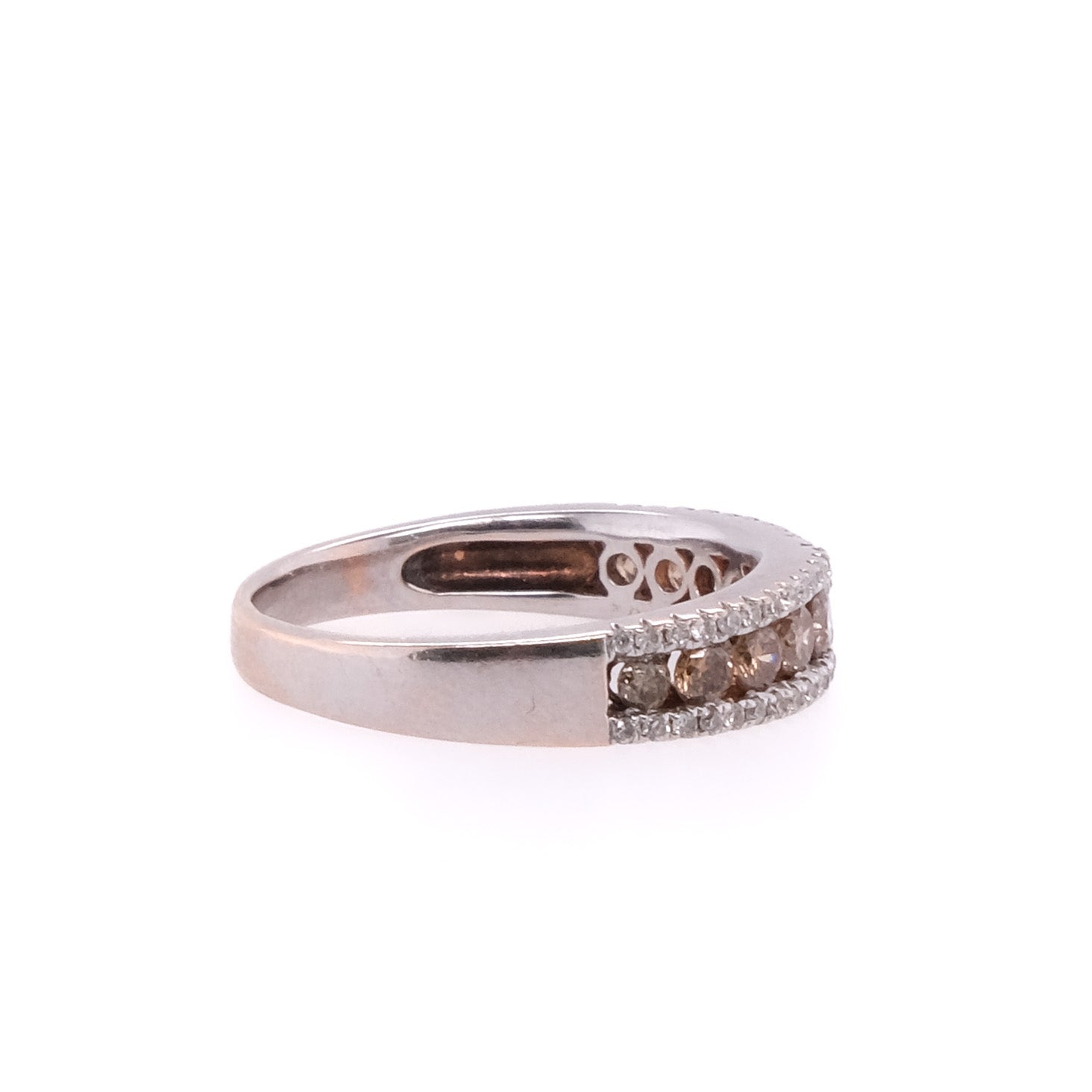 14k Fancy Brown Diamond Ring
