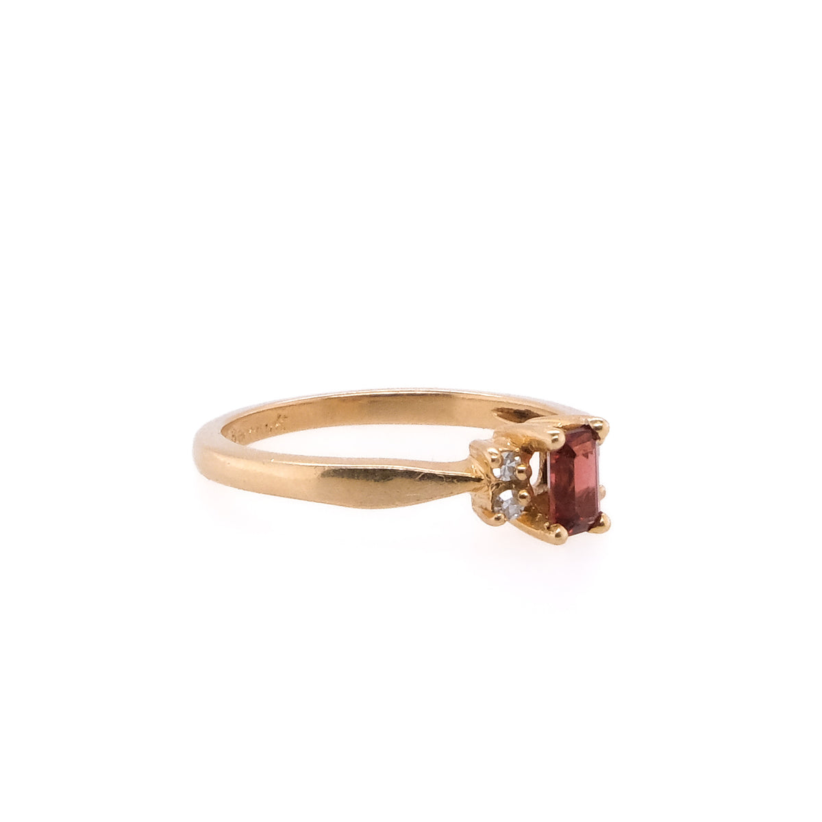 14k Garnet Ring