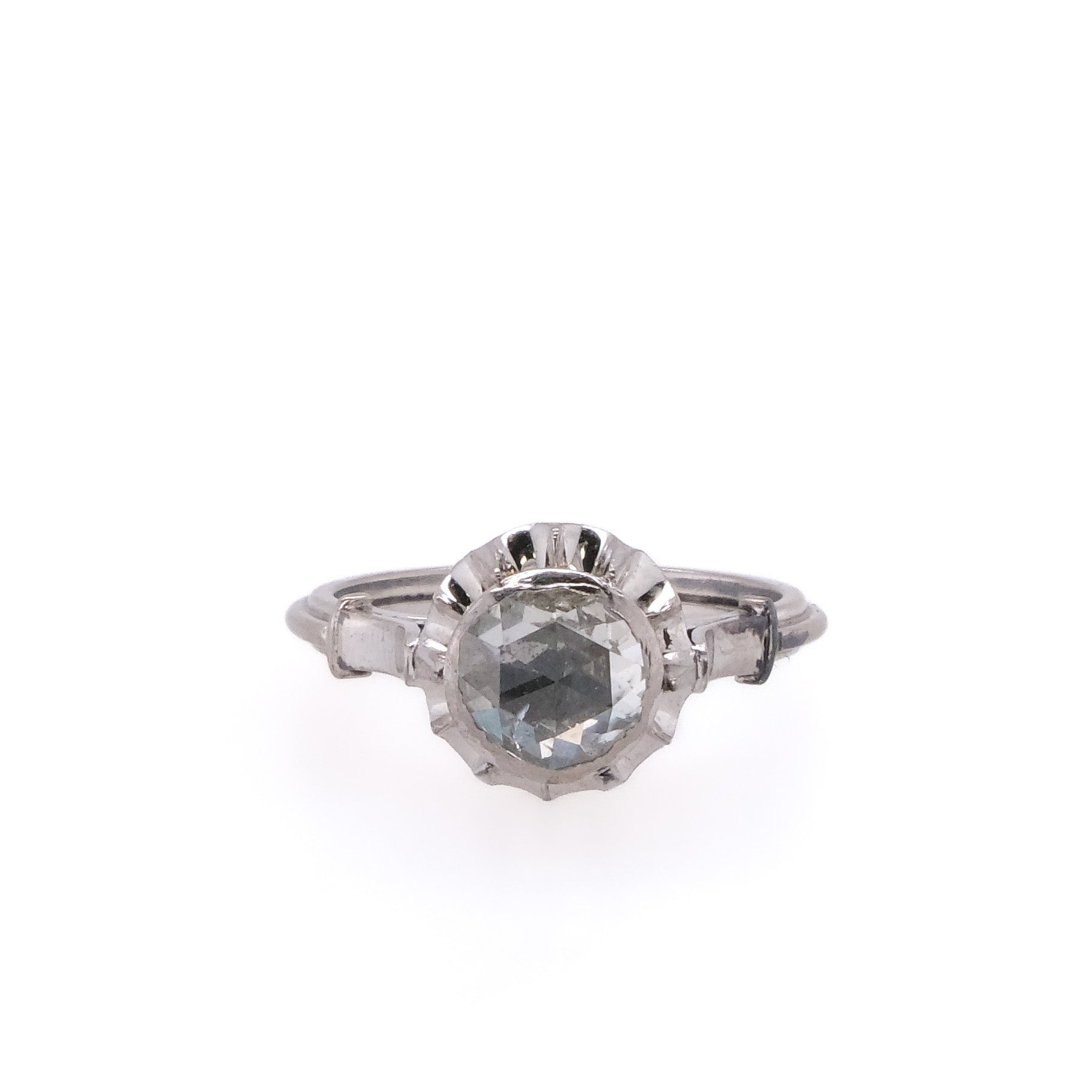 18k Victorian Rose Cut Diamond