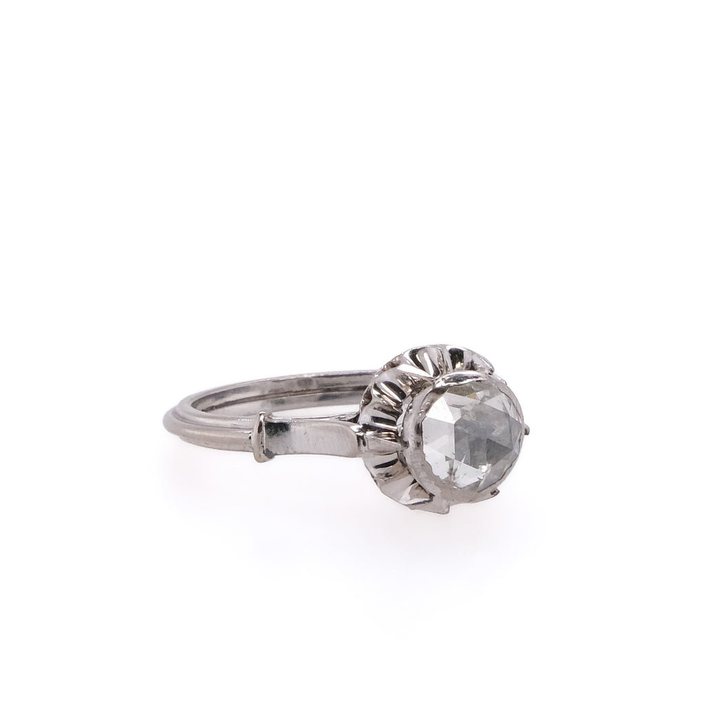 18k Victorian Rose Cut Diamond