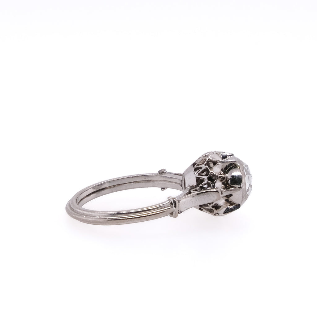 18k Victorian Rose Cut Diamond
