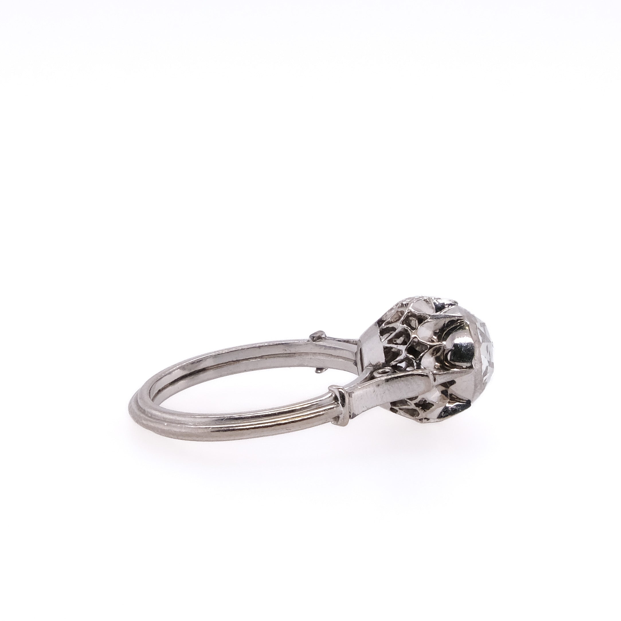 18k Victorian Rose Cut Diamond