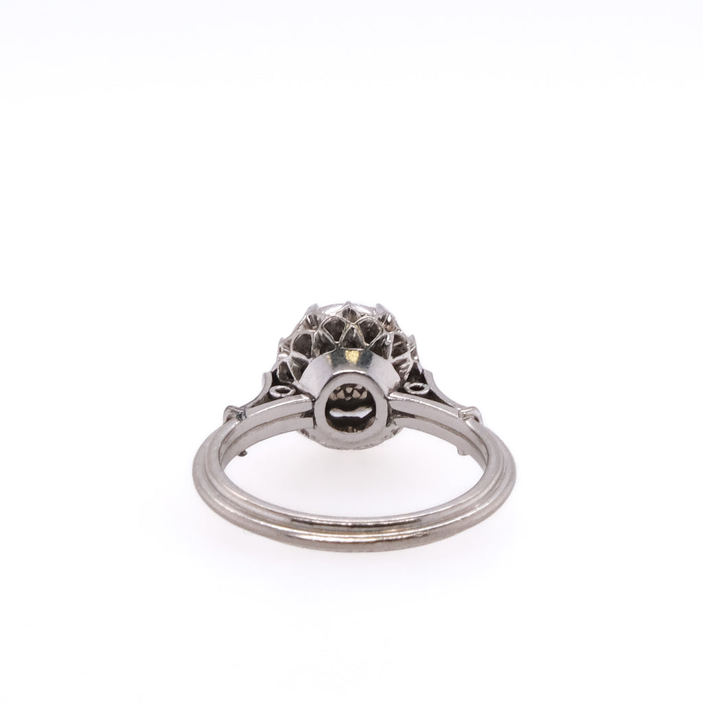 18k Victorian Rose Cut Diamond