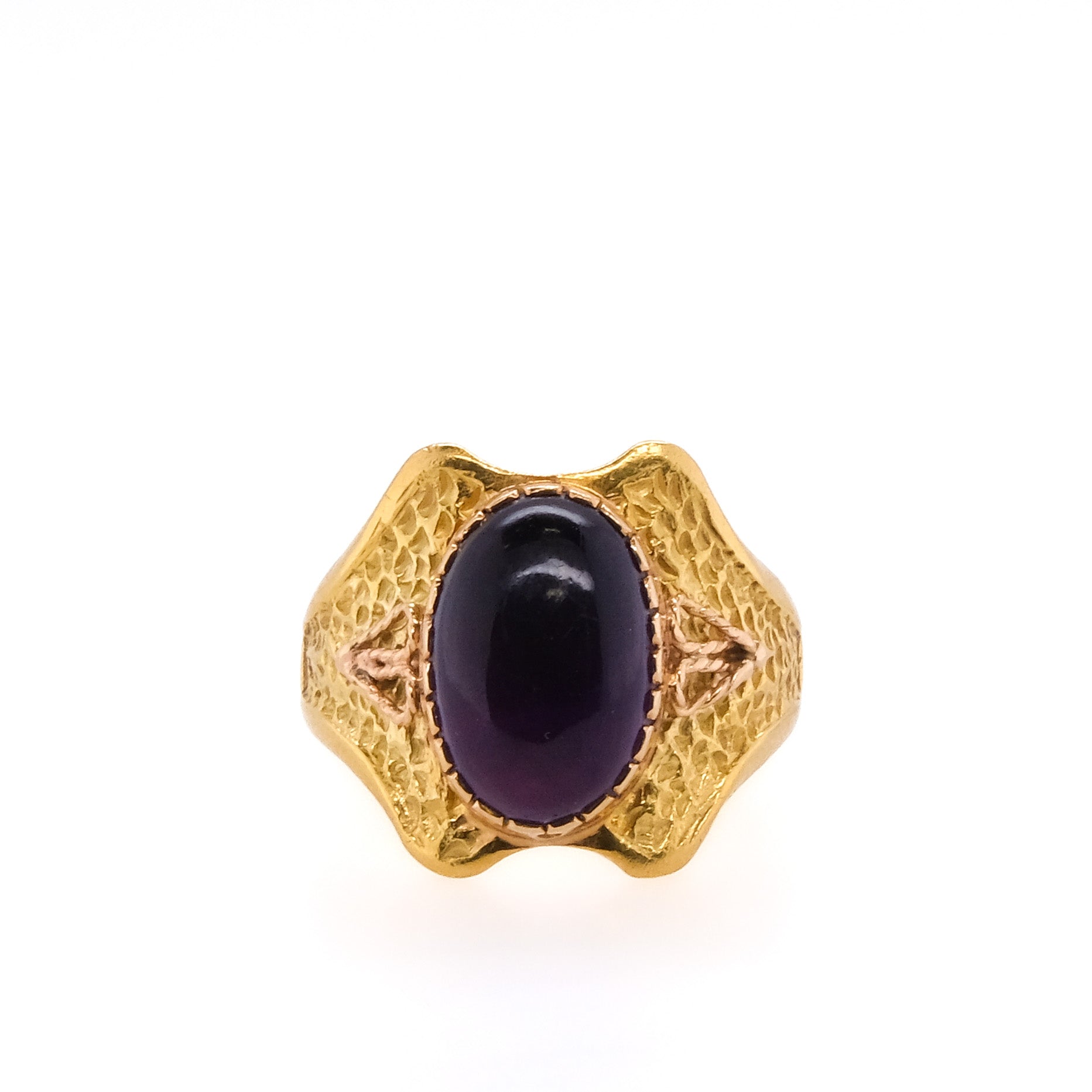 18k Amethyst Ring