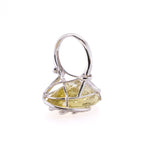 18k Citrine & Diamond Ring