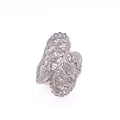 18k Filigree Style Diamond Ring