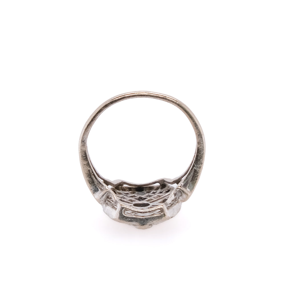 18k Sapphire & Diamond Ring