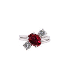 14k Ruby & Diamond Ring