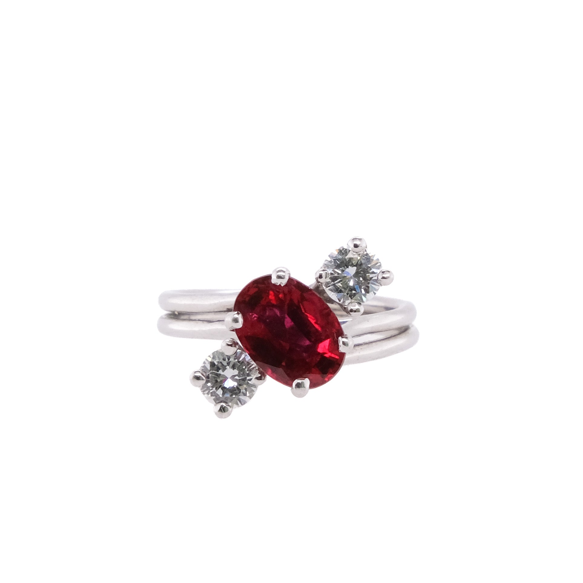 14k Ruby & Diamond Ring