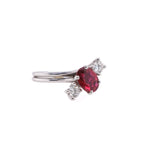 14k Ruby & Diamond Ring