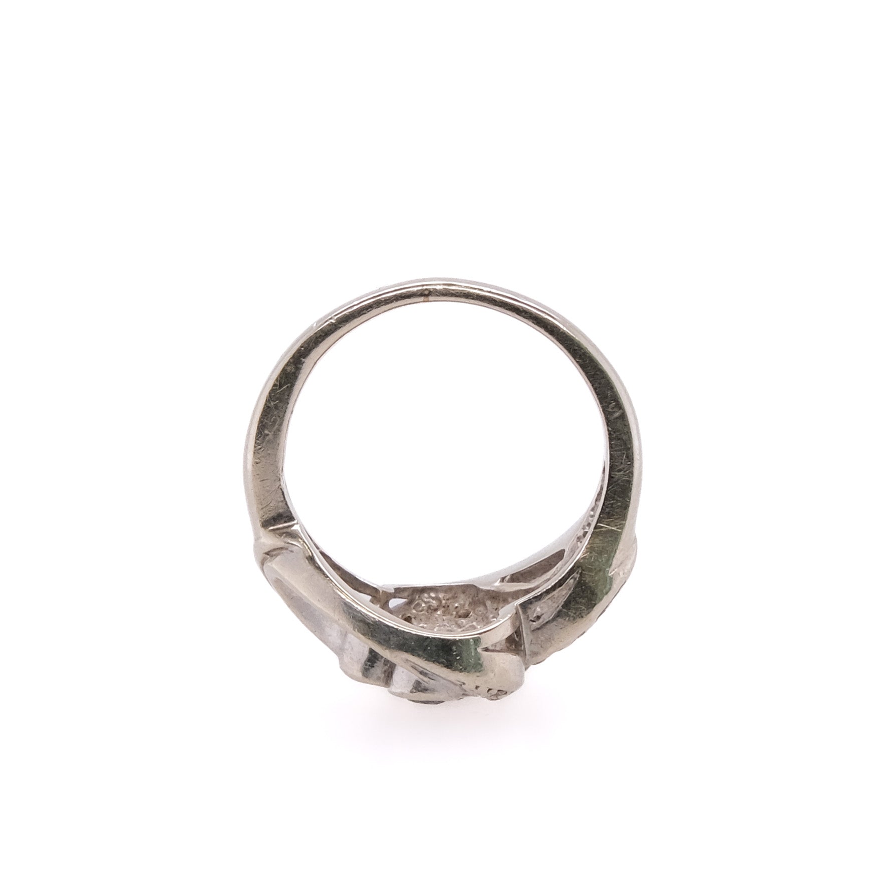14k Blue Diamond Ring