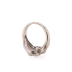 14k Blue Diamond Ring