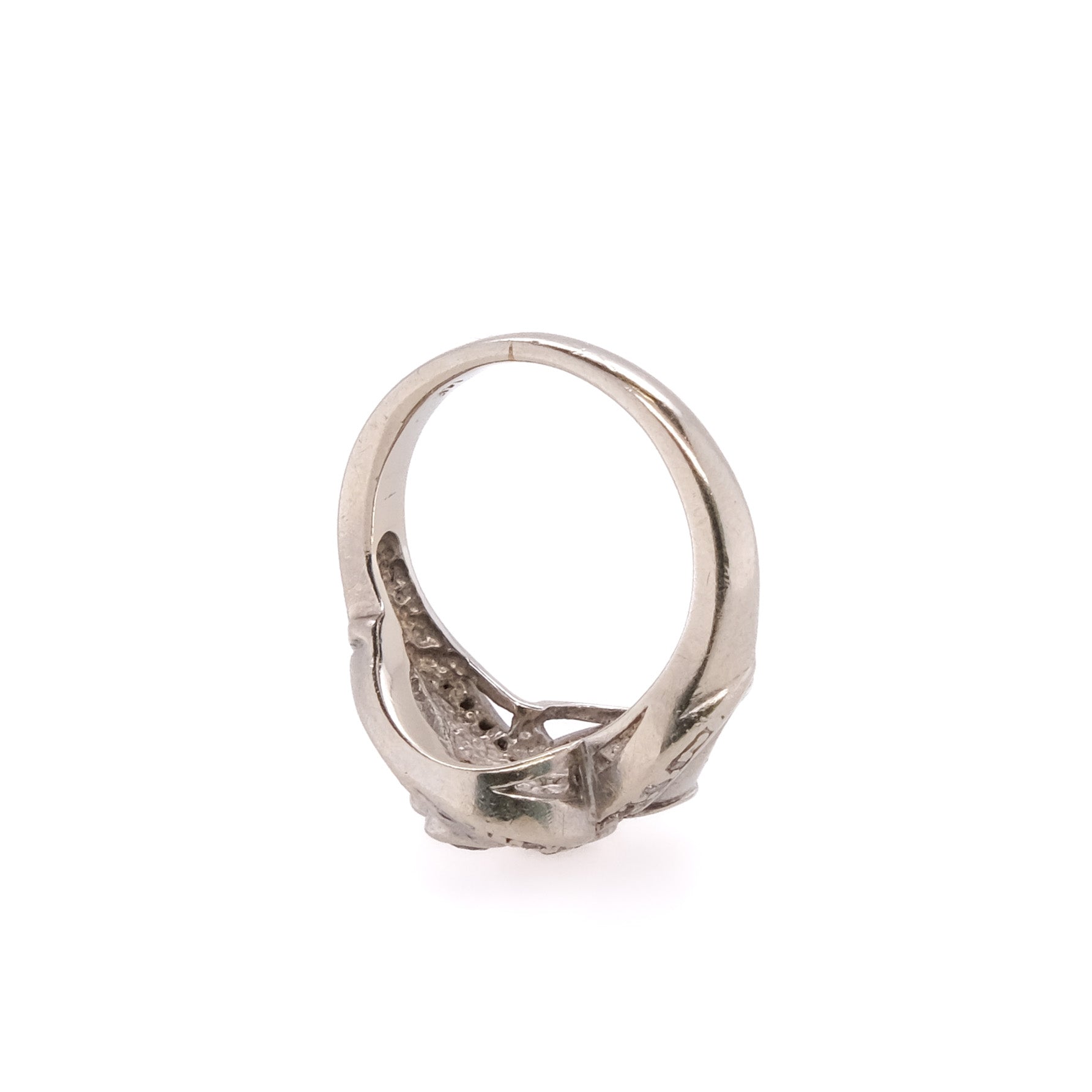 14k Blue Diamond Ring