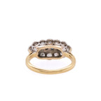 18k Sapphire & Diamond Art Deco Ring