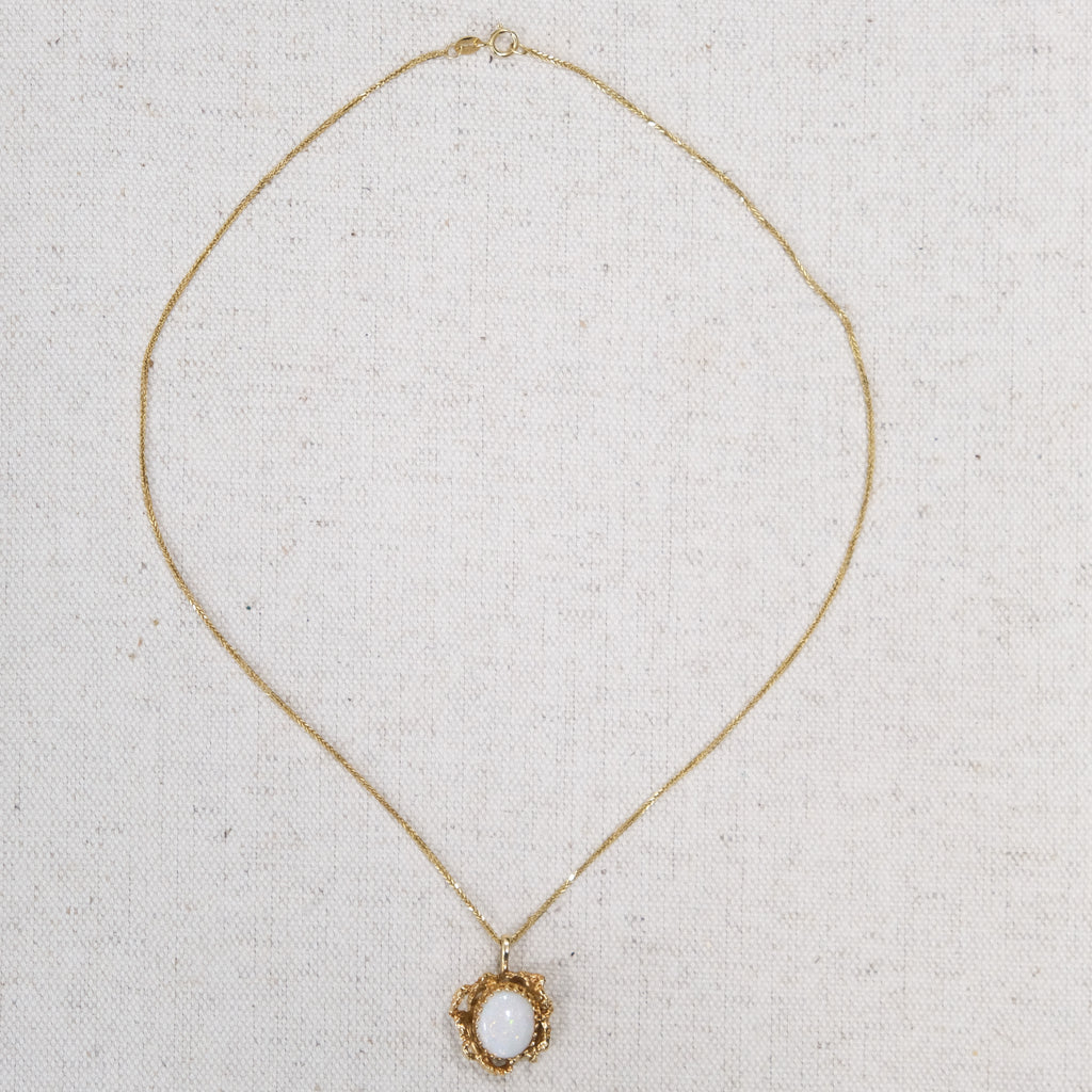14k Opal Necklace