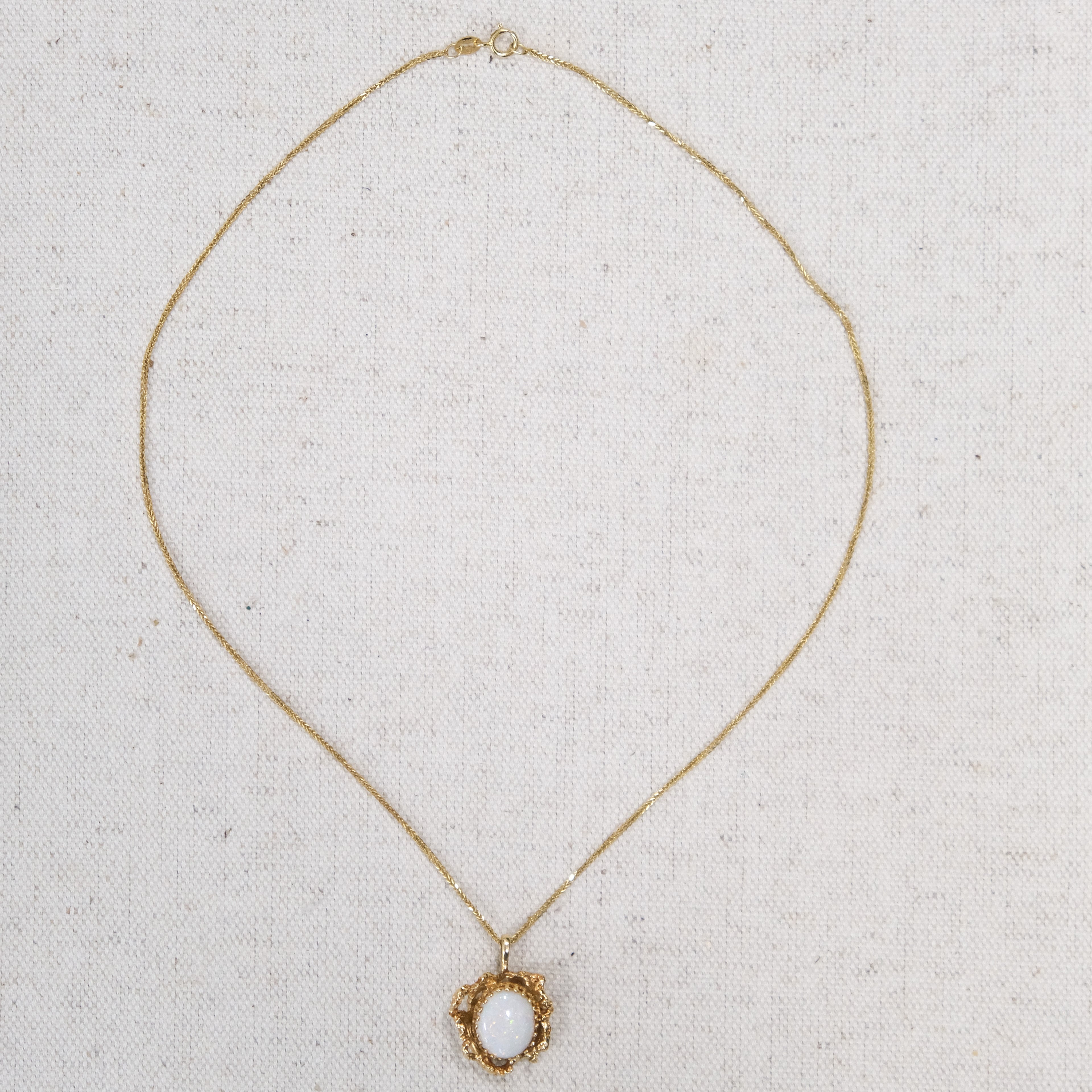 14k Opal Necklace