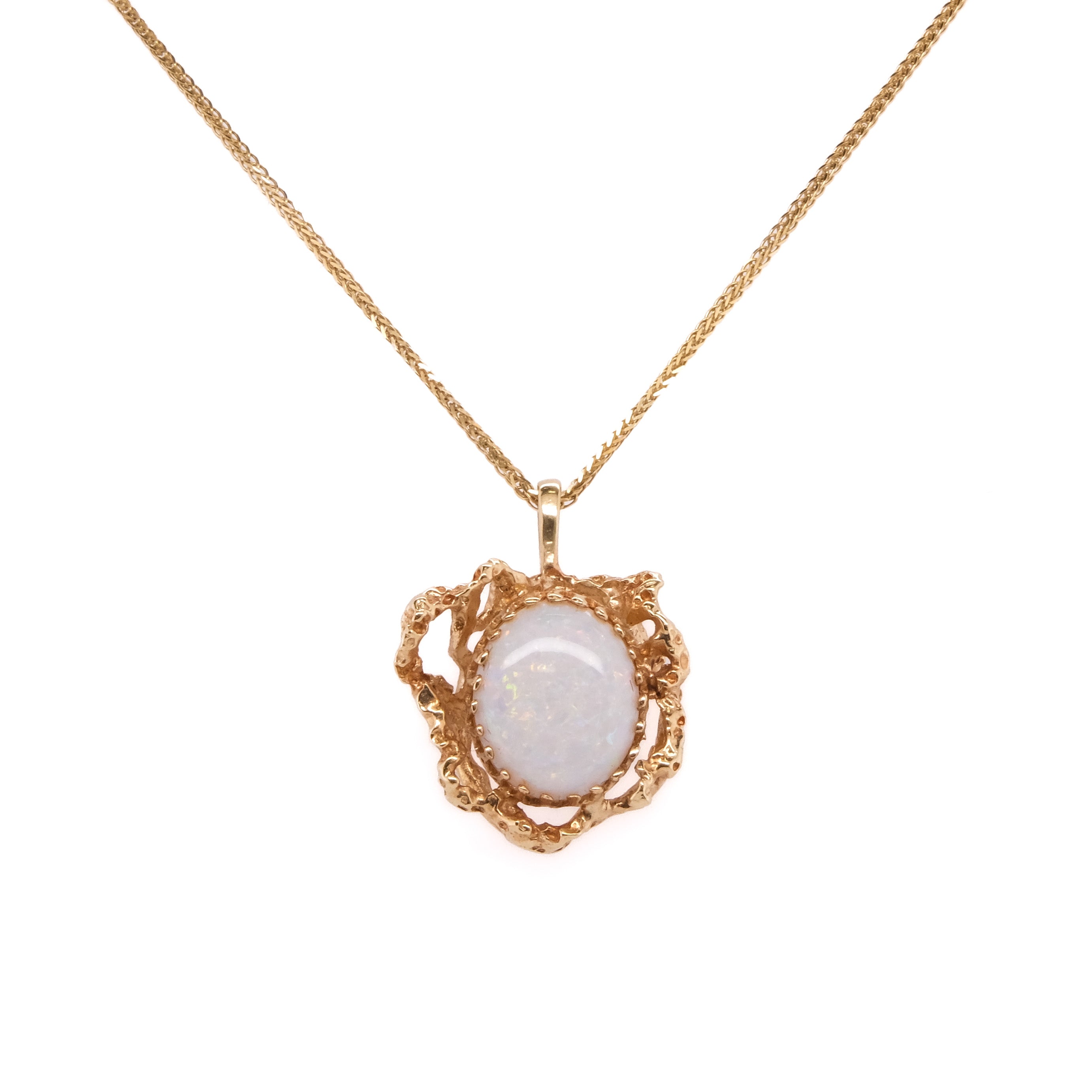 14k Opal Necklace