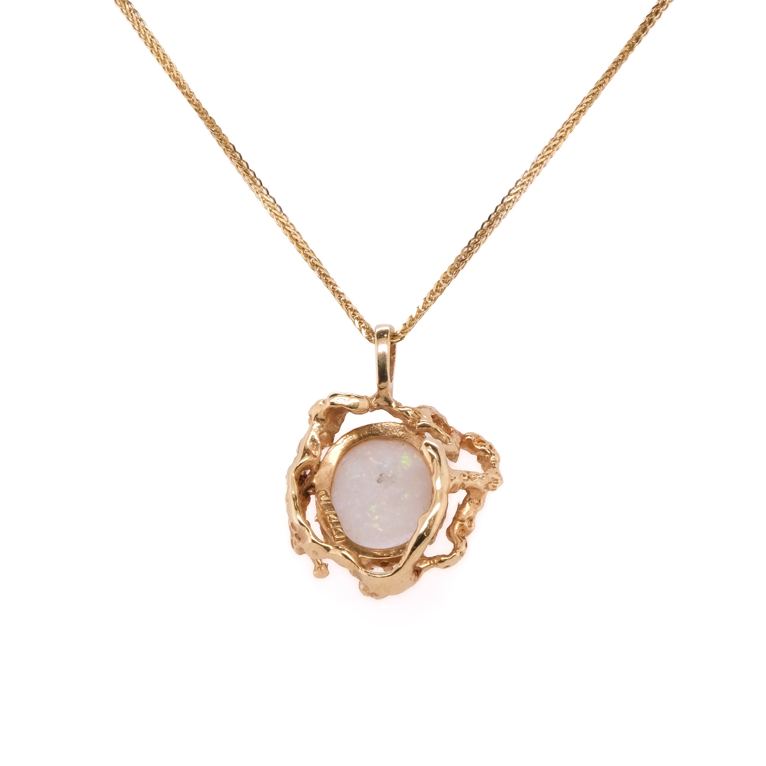 14k Opal Necklace