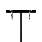 14k Diamond Hoop Earrings