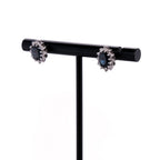 14k Sapphire & Diamond Earrings