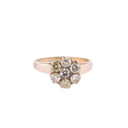 10k Floral Diamond Ring