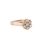 10k Floral Diamond Ring