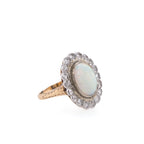 14k Opal & Diamond Cocktail Ring