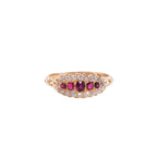 18k Ruby & Diamond Ring