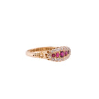 18k Ruby & Diamond Ring