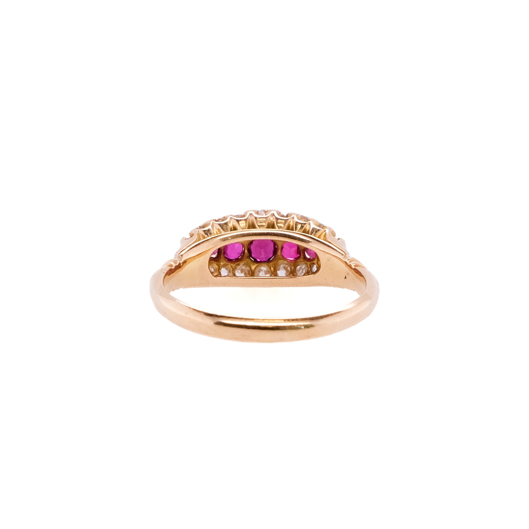 18k Ruby & Diamond Ring