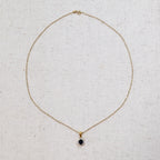 18k Sapphire & Diamond Necklace