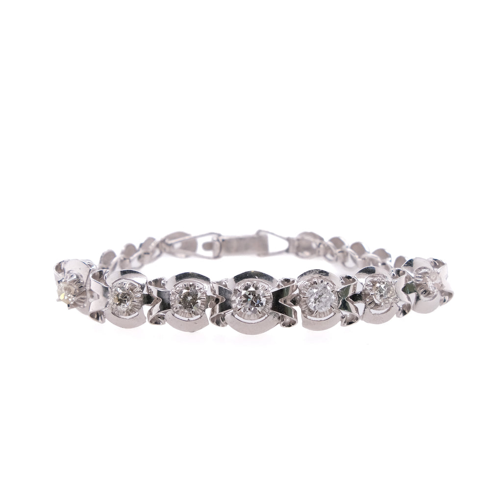 14k Diamond Bracelet