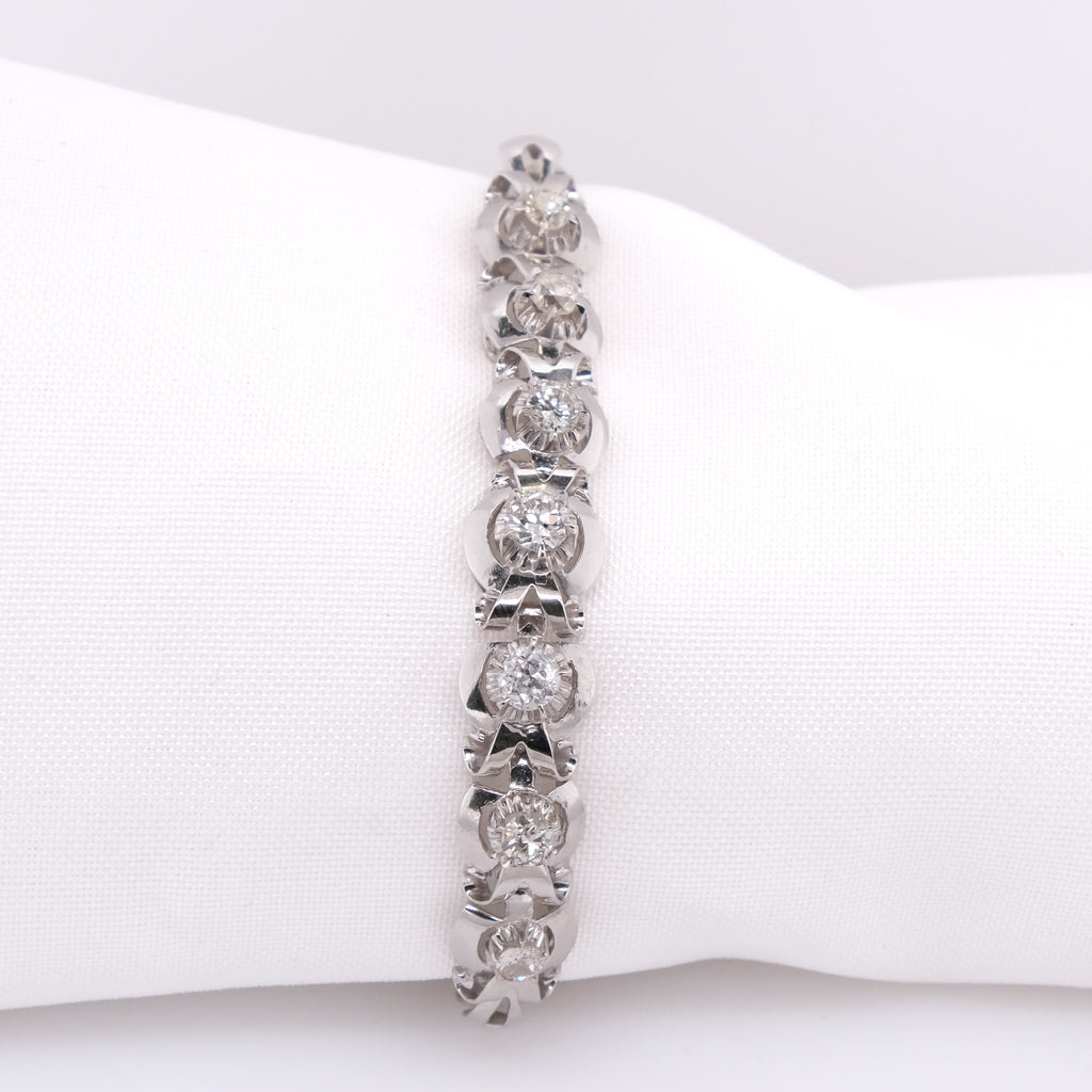 14k Diamond Bracelet