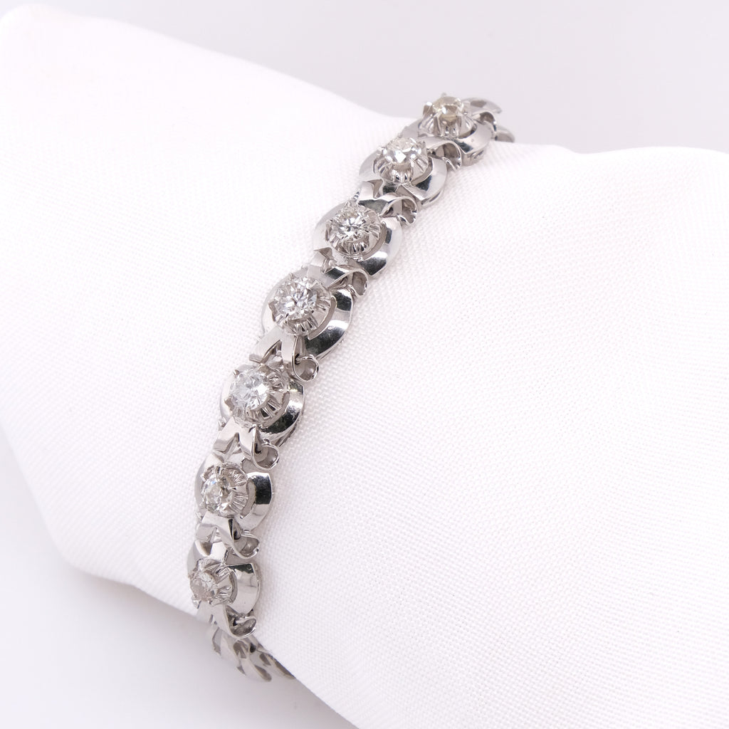 14k Diamond Bracelet
