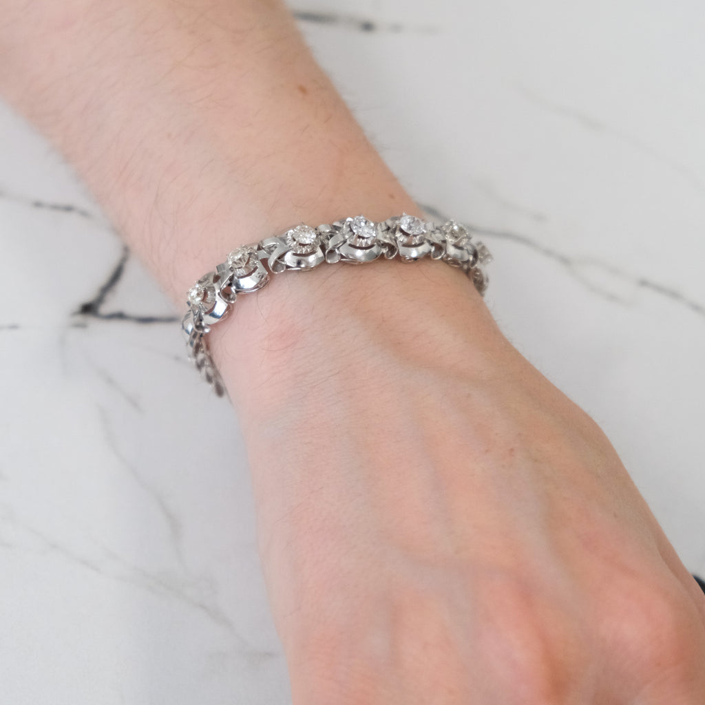 14k Diamond Bracelet
