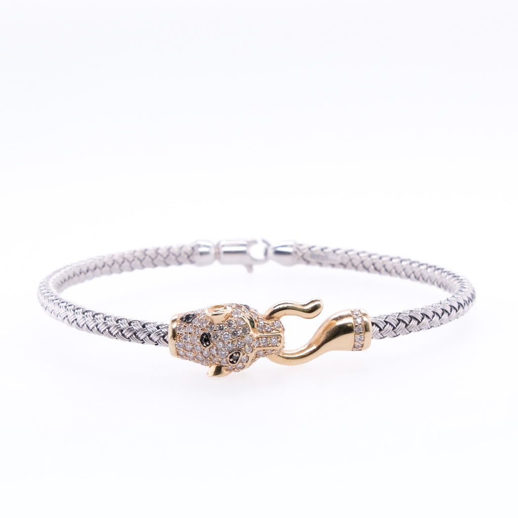 14k Effy Panther Bracelet