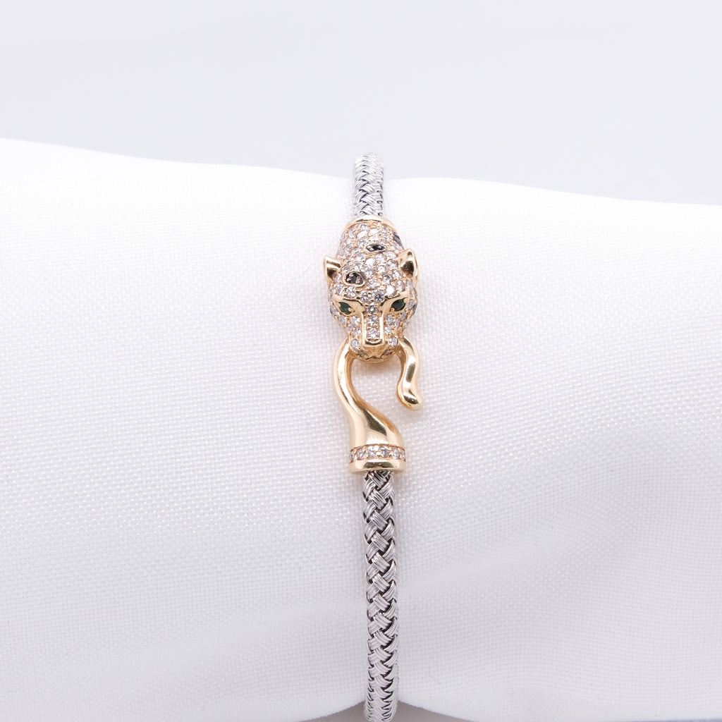 14k Effy Panther Bracelet