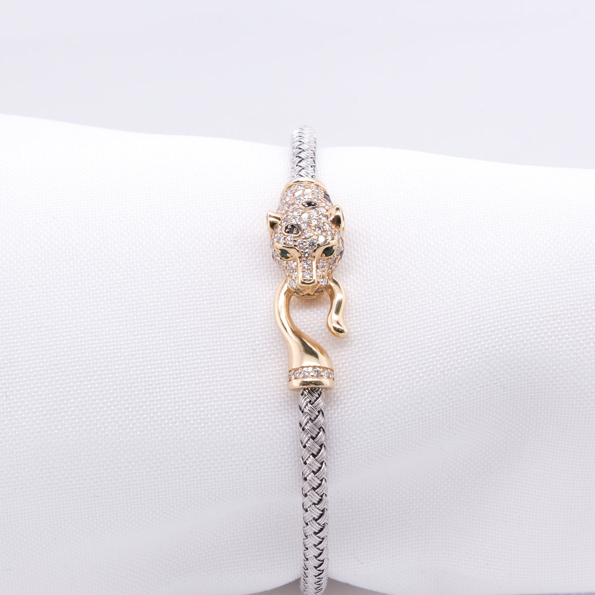 14k Effy Panther Bracelet