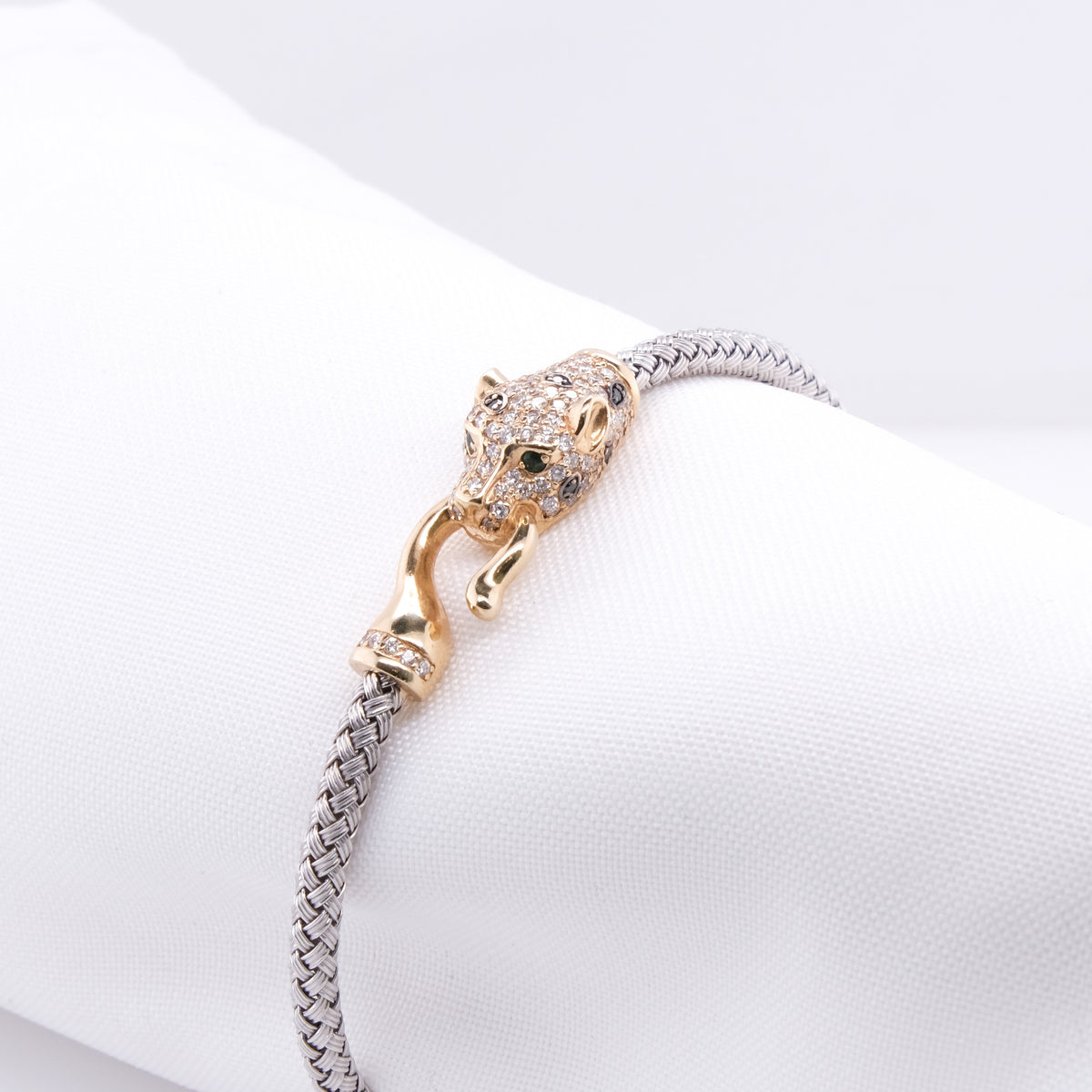 14k Effy Panther Bracelet